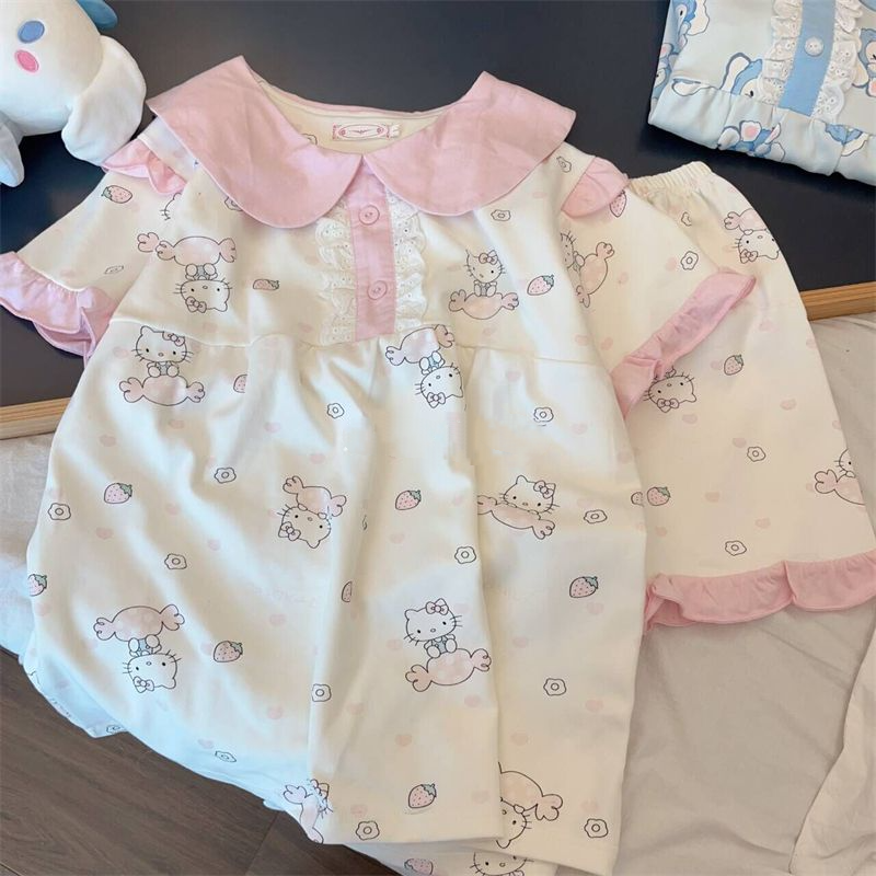 Summer Short Set - Pajamas for Women Hello Kitty New