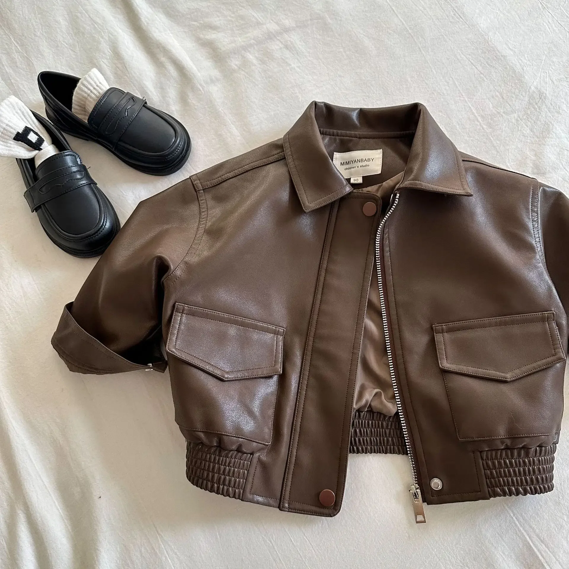 Baby Boy Clothing Zara - Childrens Jacket 2024 Autumn New Solid