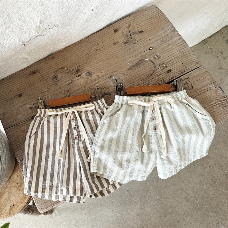 Baby Boy Clothing Zara - Vintage Linen Cotton Baby Boys Stripe