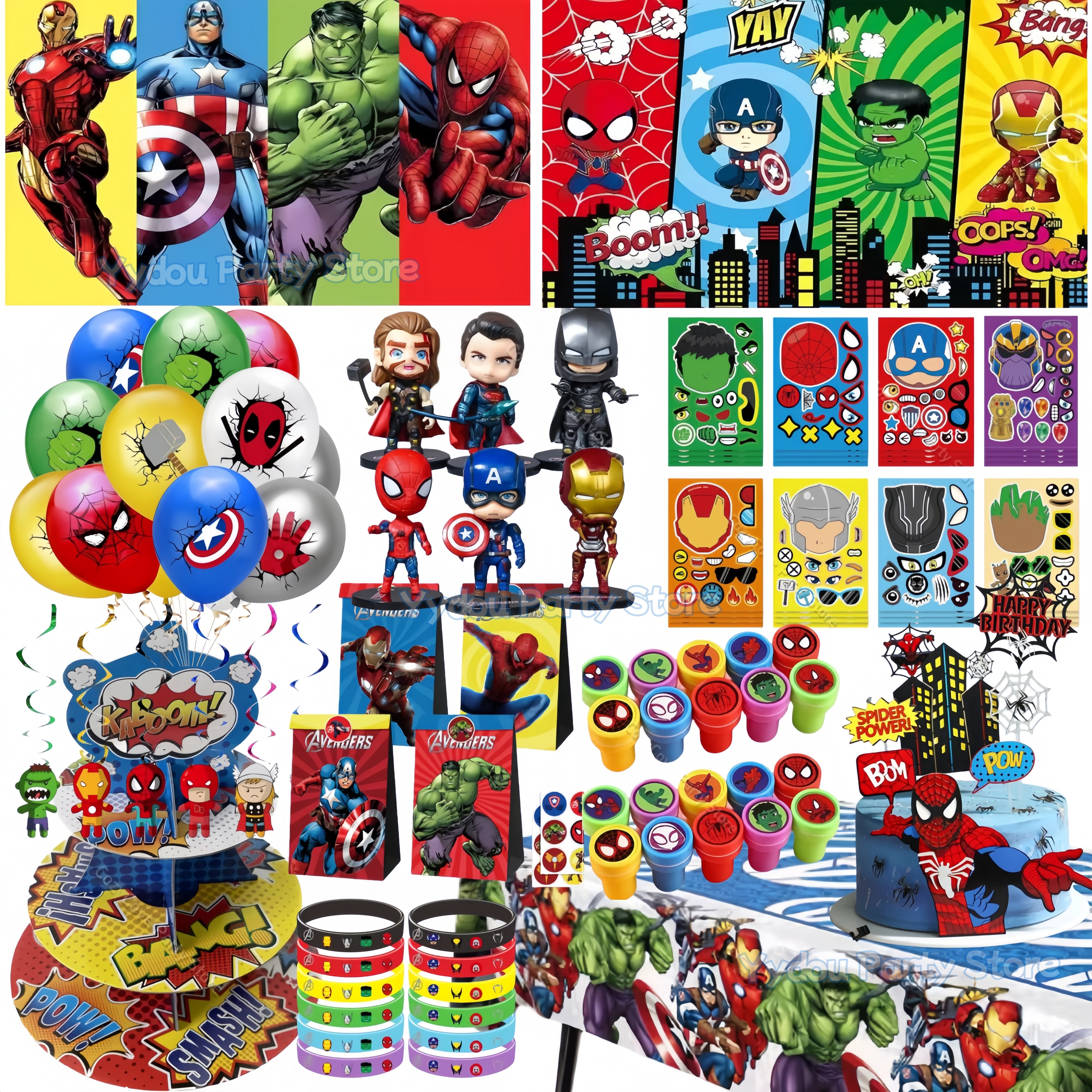 Avengers Party Favors Gifts Su - Baby Clothing Easter avaliação e preço