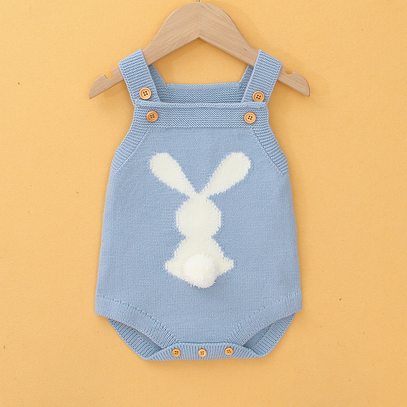 Baby Bodysuit Knit Sleeveless  - Baby Clothing Easter avaliação e preço