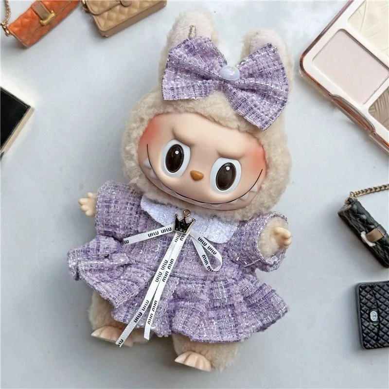 15 17cm For Labubu Doll Adorab - Baby Clothing avaliação e preço