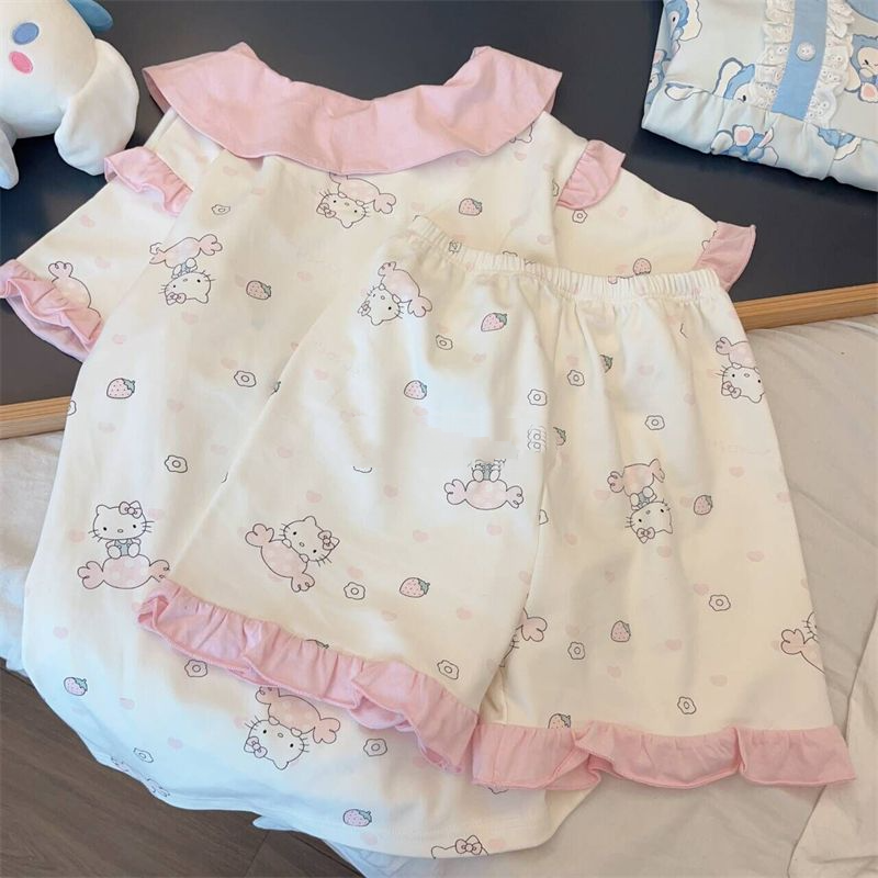 Pajamas for Women Hello Kitty  - Summer Short Set avaliação e preço