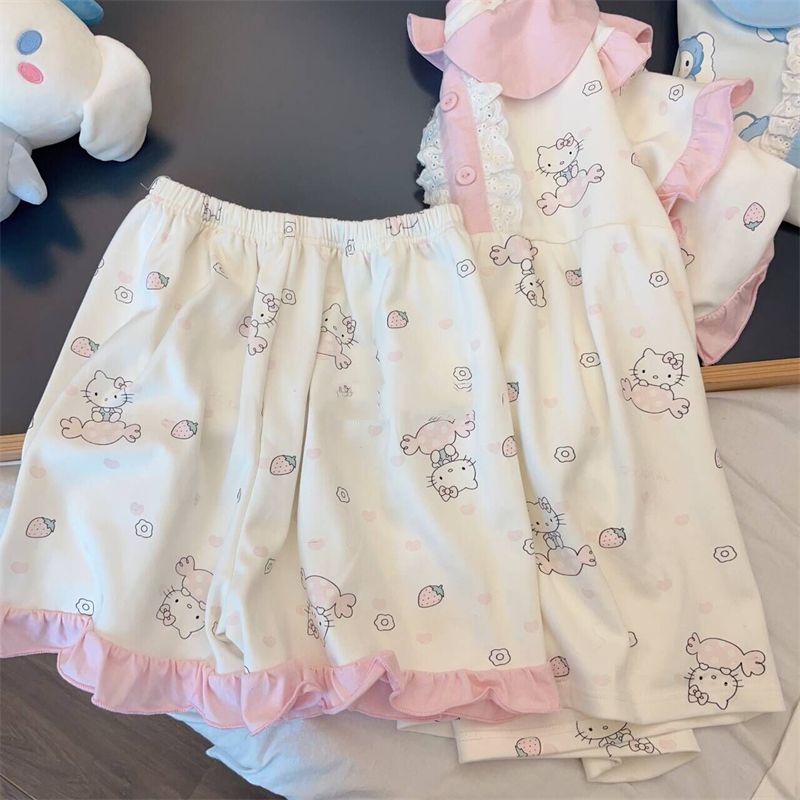 Pajamas for Women Hello Kitty  - Summer Short Set avaliação e preço