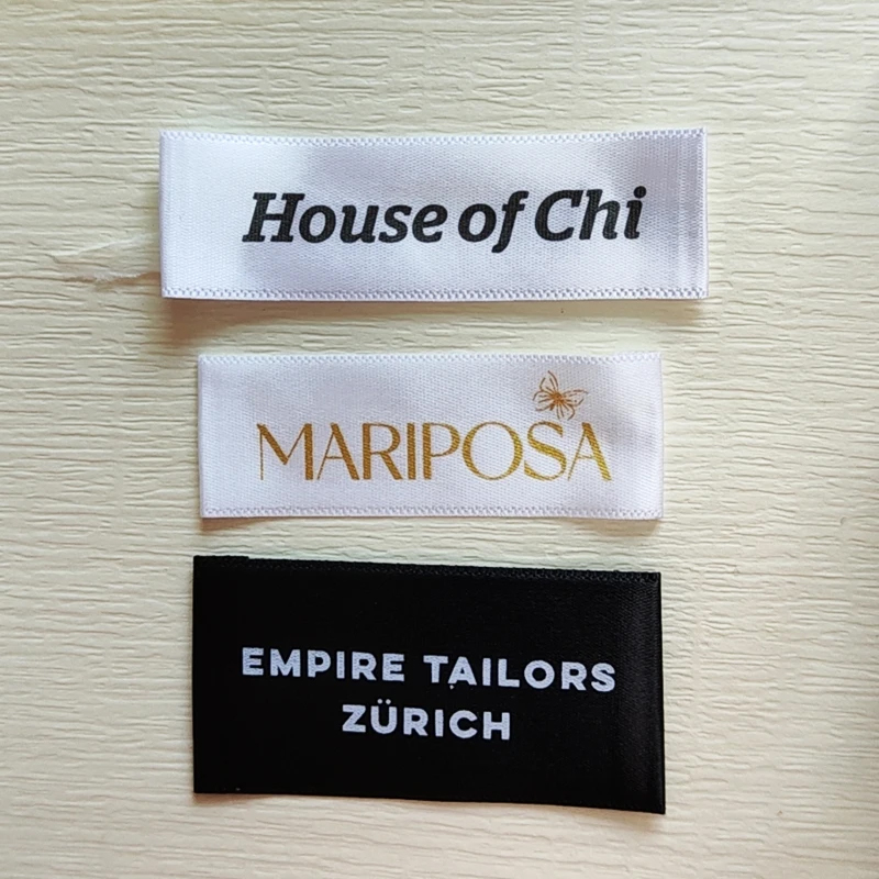 Sewing Custom Logo Polyester P - Baby Clothing Tags avaliação e preço