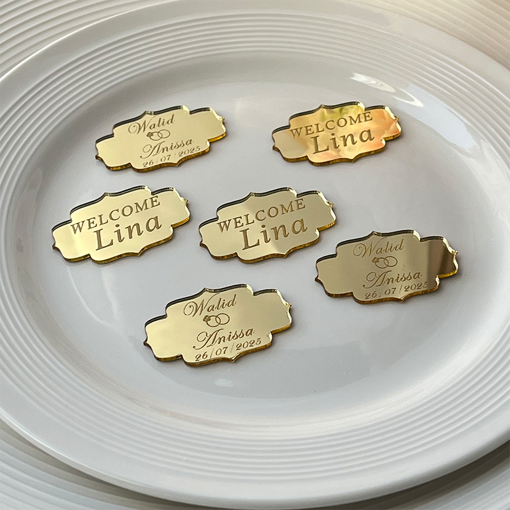 20/50/100 Personalized Acrylic - Baby Clothing Tags avaliação e preço