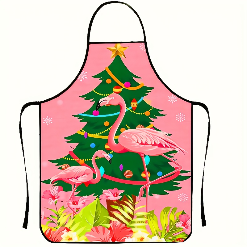One Pack of Christmas Flamingo - Printed Bibs Pack avaliação e preço