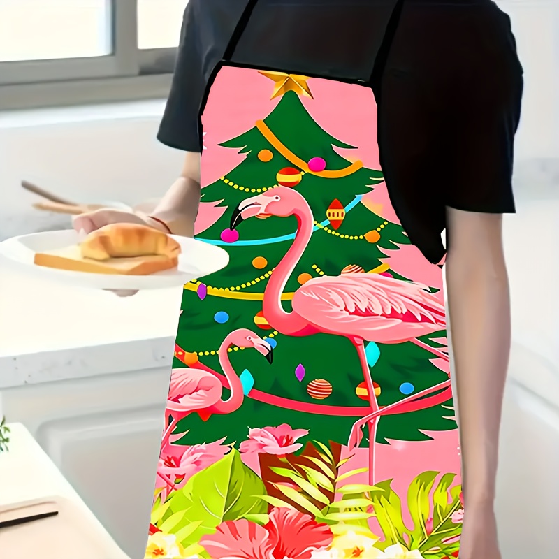 One Pack of Christmas Flamingo - Printed Bibs Pack avaliação e preço