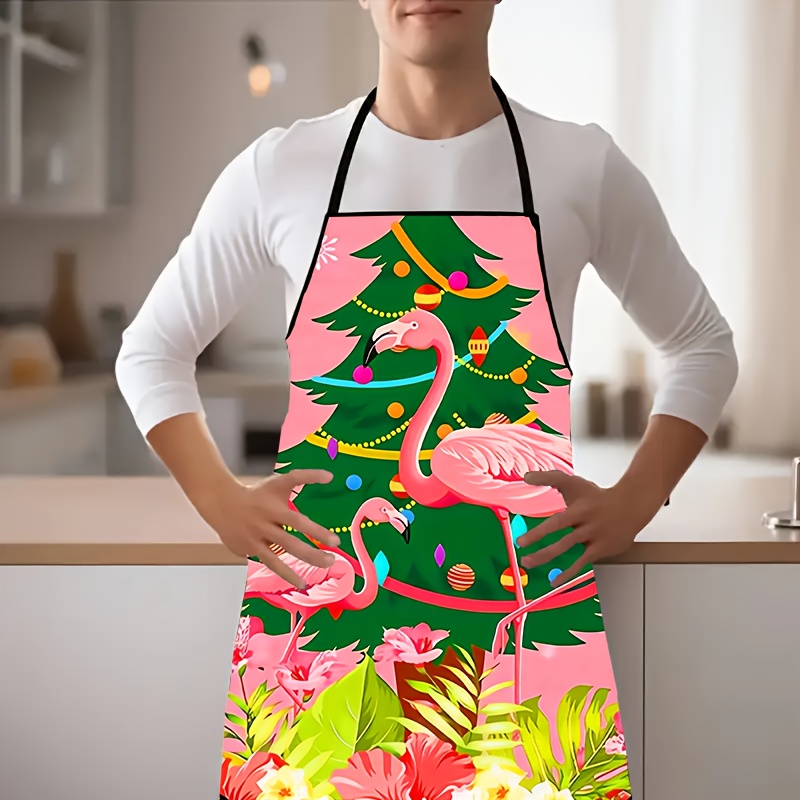 One Pack of Christmas Flamingo - Printed Bibs Pack avaliação e preço