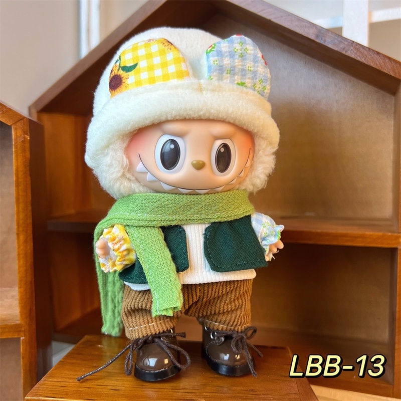 New 17cm Labubu Pendant With T - Baby Clothing High Quality avaliação e preço