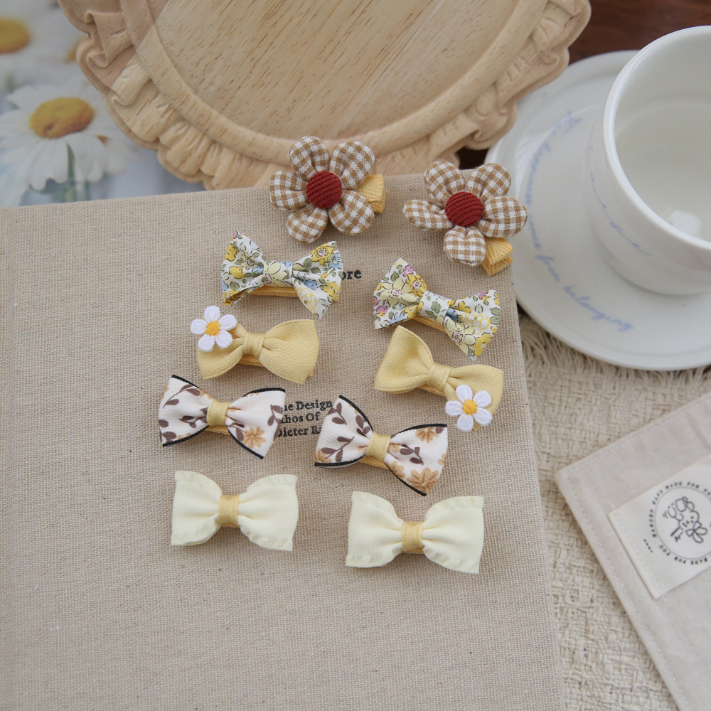 10pcs/Set Baby Hair Accessorie - Baby Clothing Material avaliação e preço