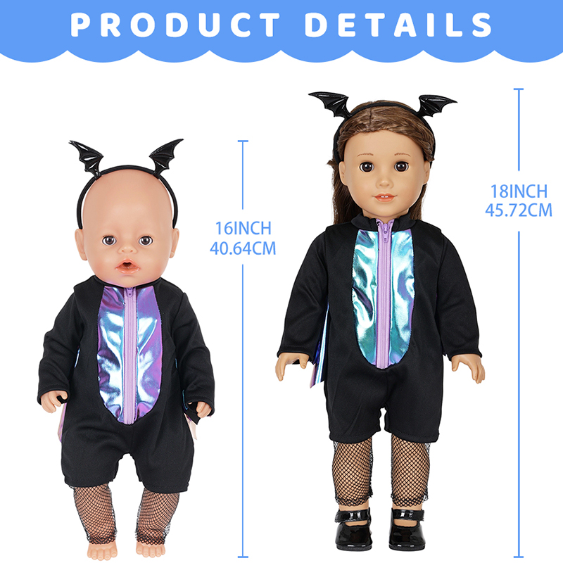 Doll Clothes Set for 16-18inch - Baby Clothing avaliação e preço