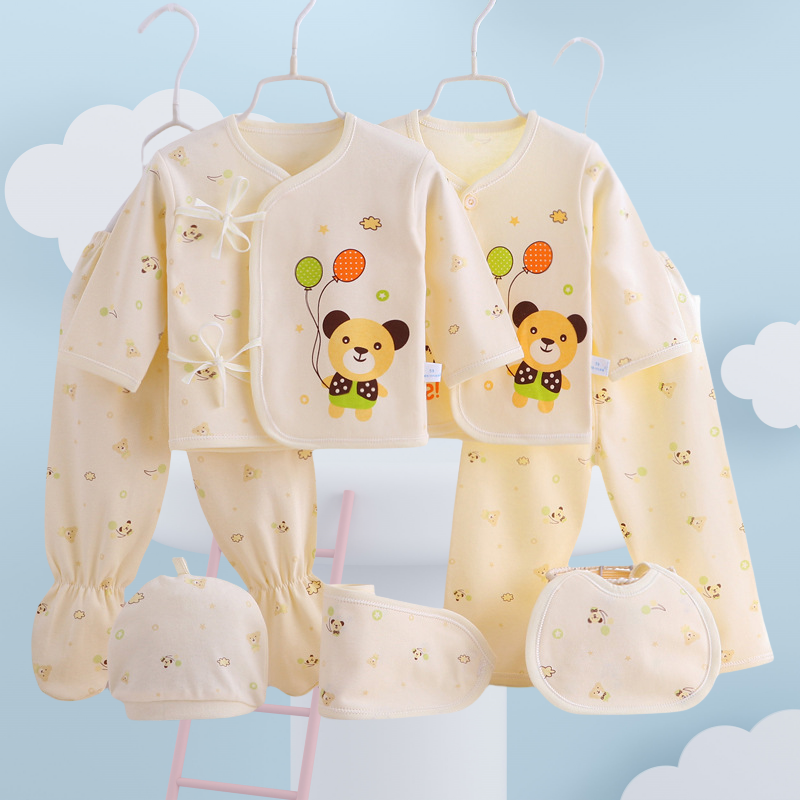 7 Pc of Pack Newborn Printed C - Printed Bibs Pack avaliação e preço