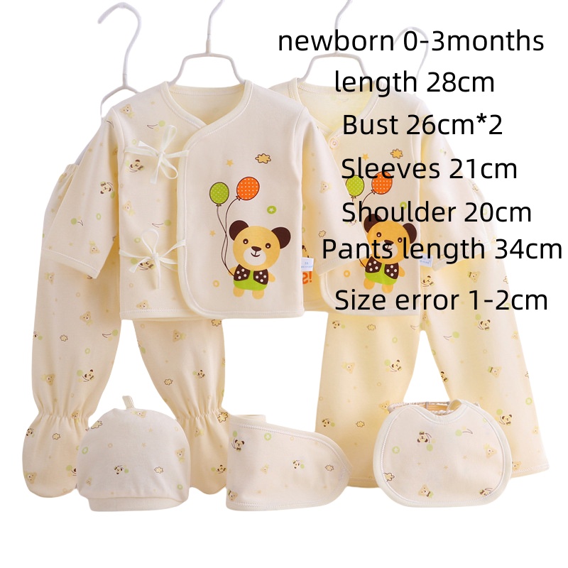 7 Pc of Pack Newborn Printed C - Printed Bibs Pack avaliação e preço