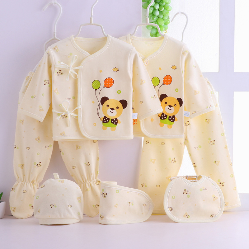 7 Pc of Pack Newborn Printed C - Printed Bibs Pack avaliação e preço