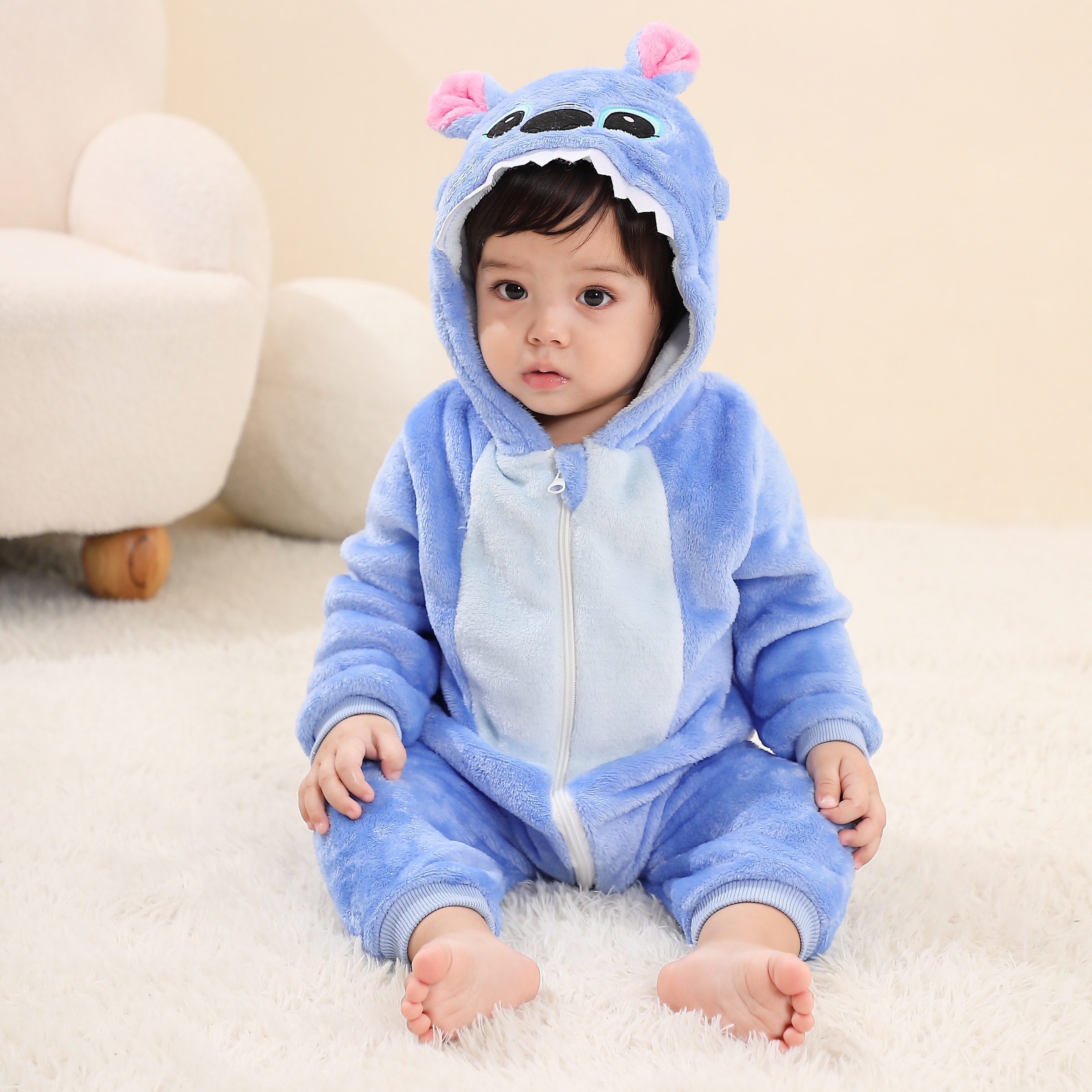 Baby Kigurumi Stitch Cartoon R - Baby Boy Clothing Zara avaliação e preço