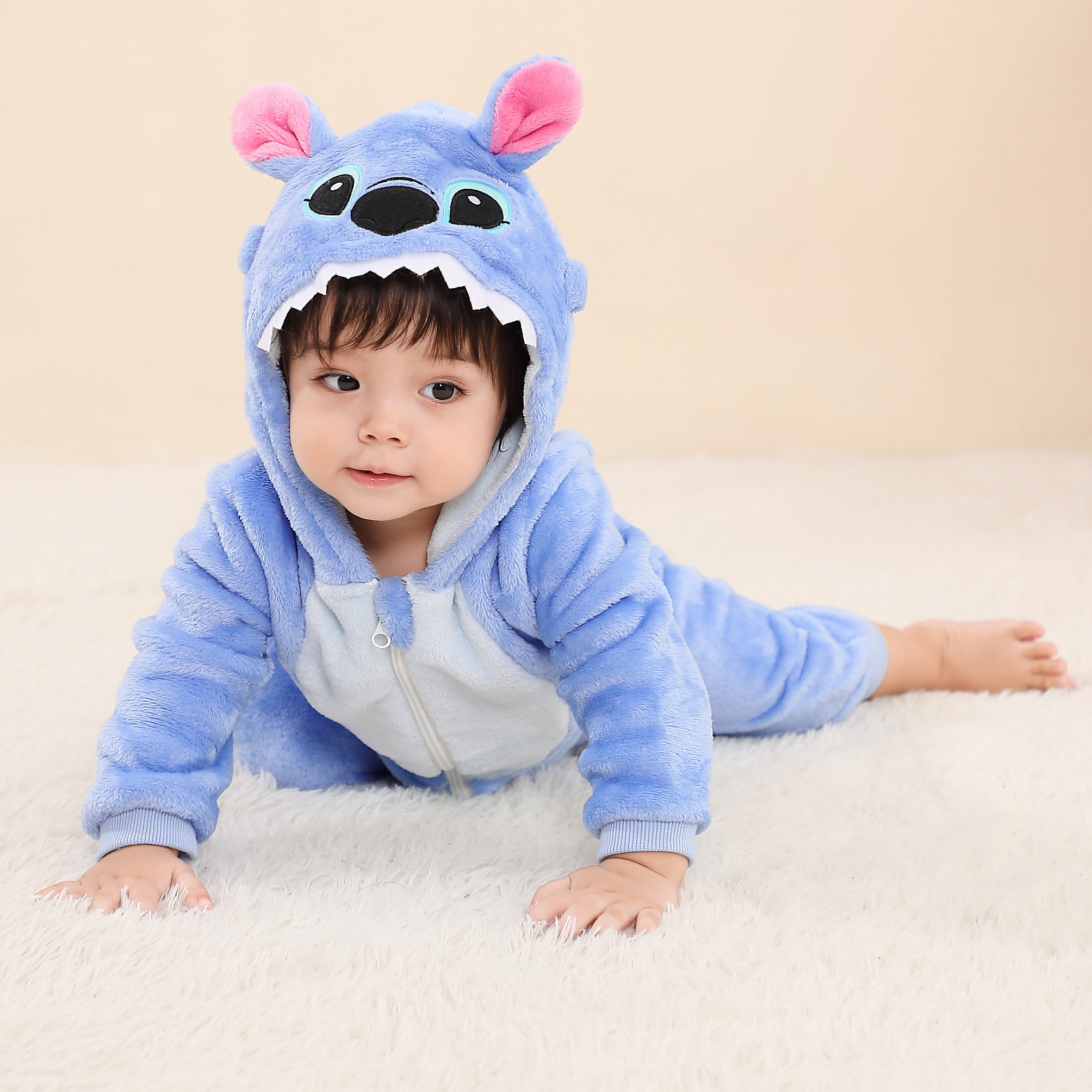 Baby Kigurumi Stitch Cartoon R - Baby Boy Clothing Zara avaliação e preço