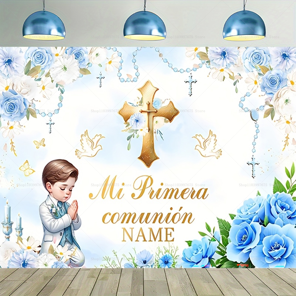 Custom Boy Girl First Holy Com - Baby Clothing Easter avaliação e preço