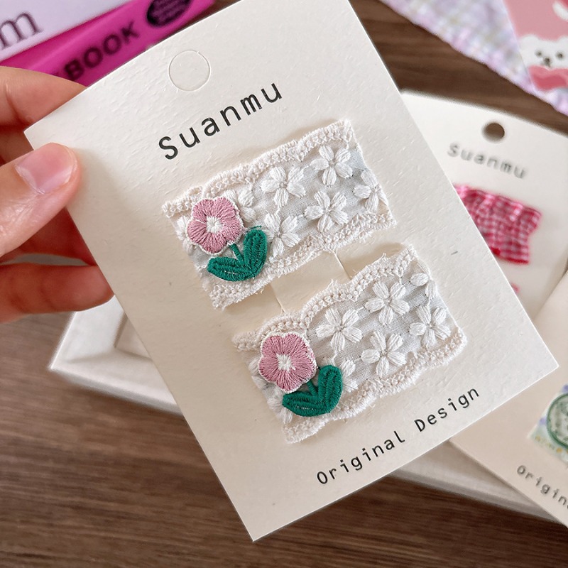 Korean Style Sweet Floral Fabr - Baby Clothing Material avaliação e preço