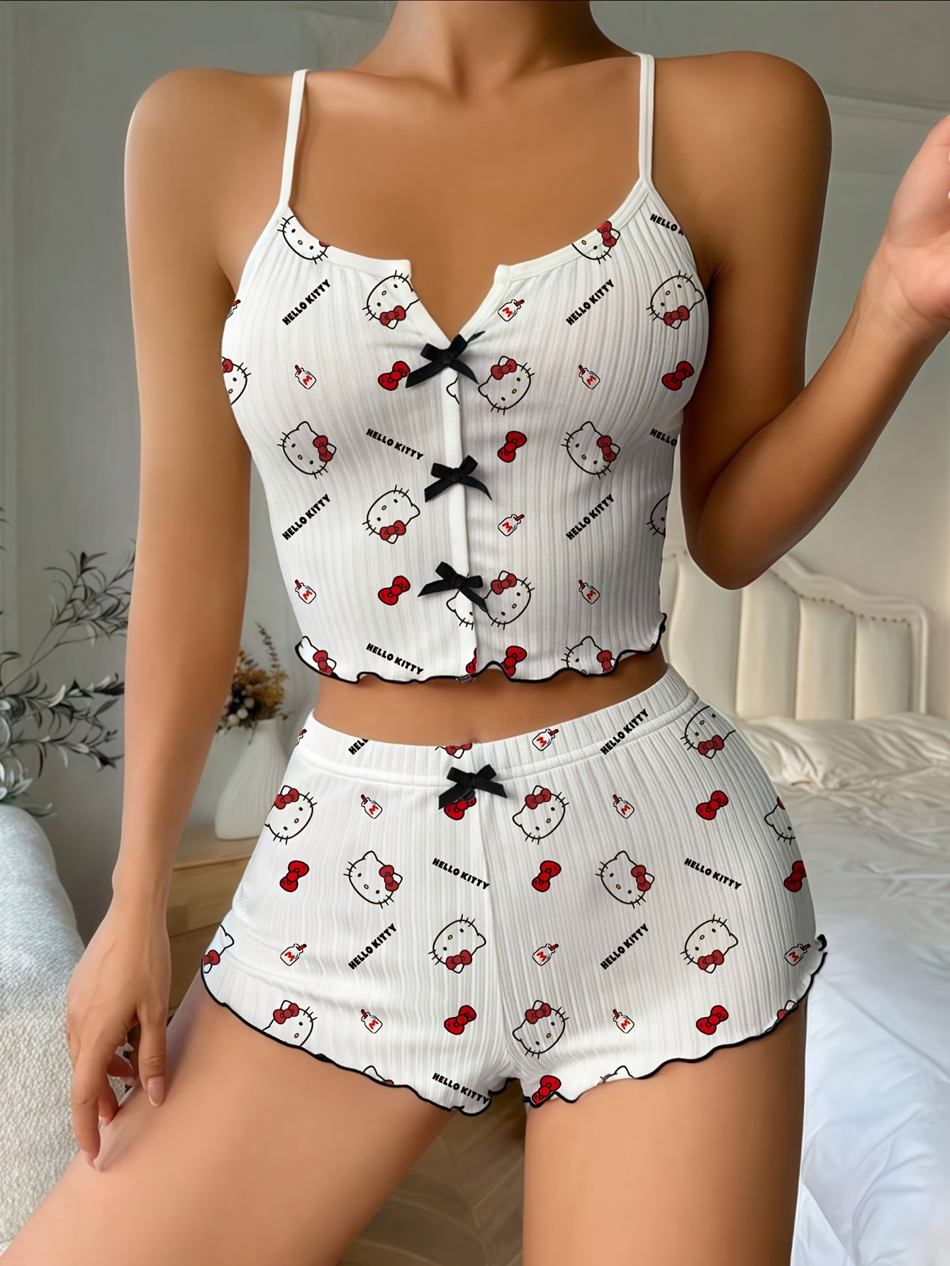 Sanrio Hello Kitty Bowknot Sus - Summer Short Set avaliação e preço