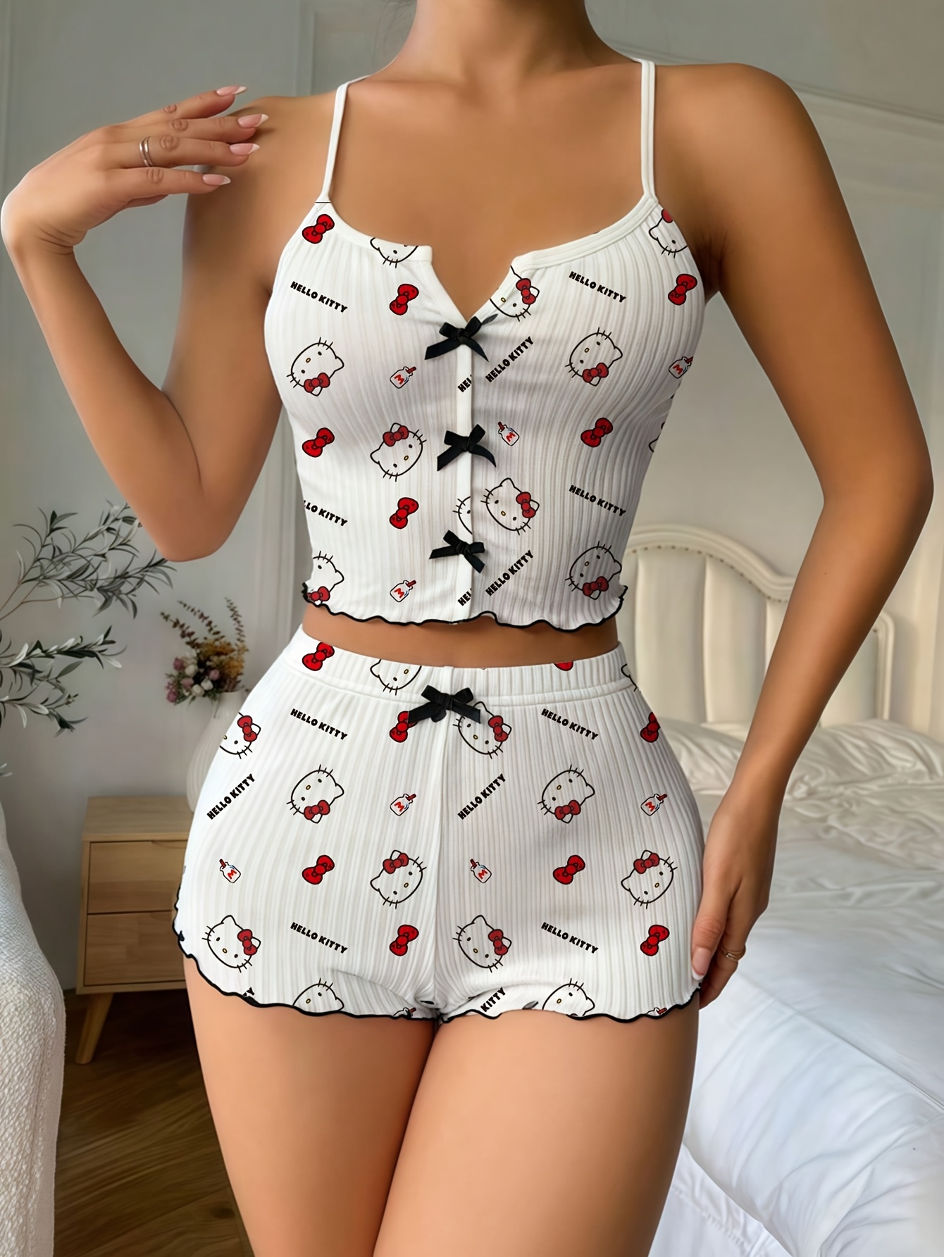 Sanrio Hello Kitty Bowknot Sus - Summer Short Set avaliação e preço