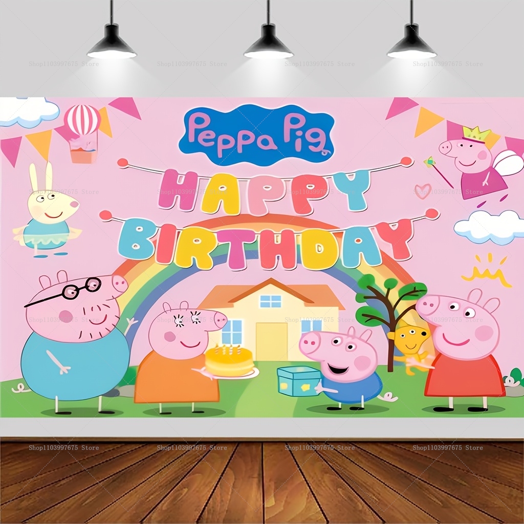Custom Name Cartoon Peppa Pig  - Baby Clothing Easter avaliação e preço