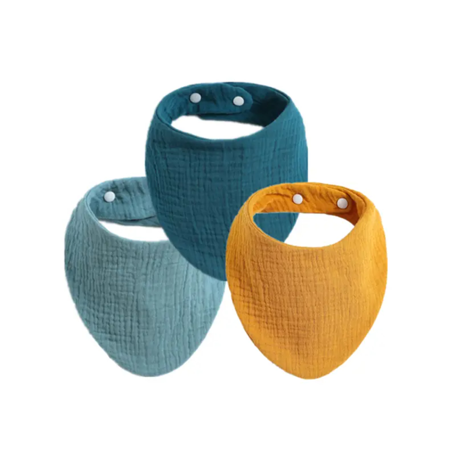 3-pack Baby Cotton Saliva Bibs - Printed Bibs Pack avaliação e preço