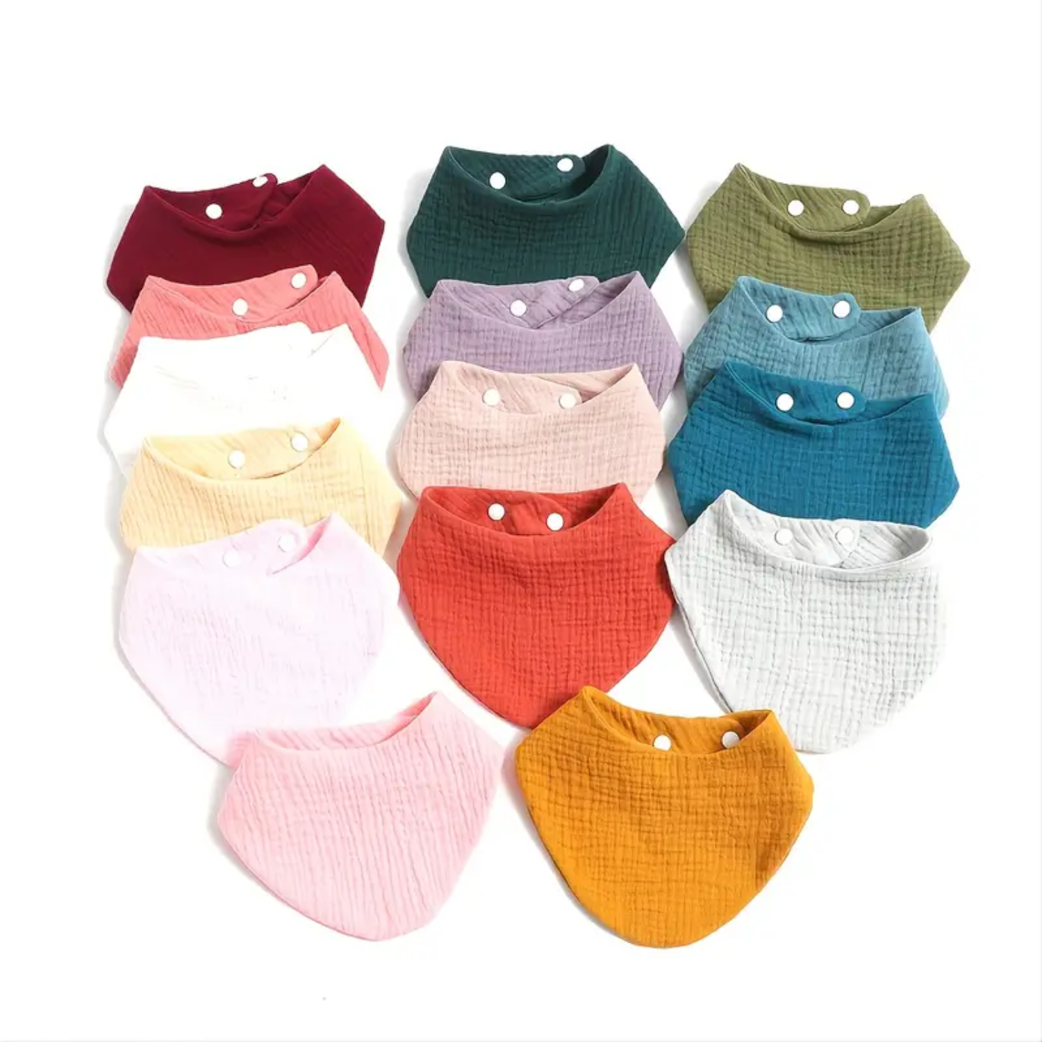 3-pack Baby Cotton Saliva Bibs - Printed Bibs Pack avaliação e preço