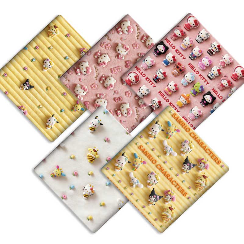 Sanrio Cartoon DIY handmade se - Baby Clothing Material avaliação e preço