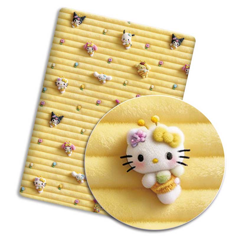 Sanrio Cartoon DIY handmade se - Baby Clothing Material avaliação e preço