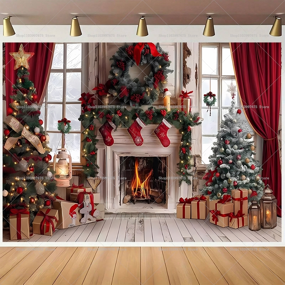 Merry Christmas Backdrops Wond - Baby Clothing Easter avaliação e preço