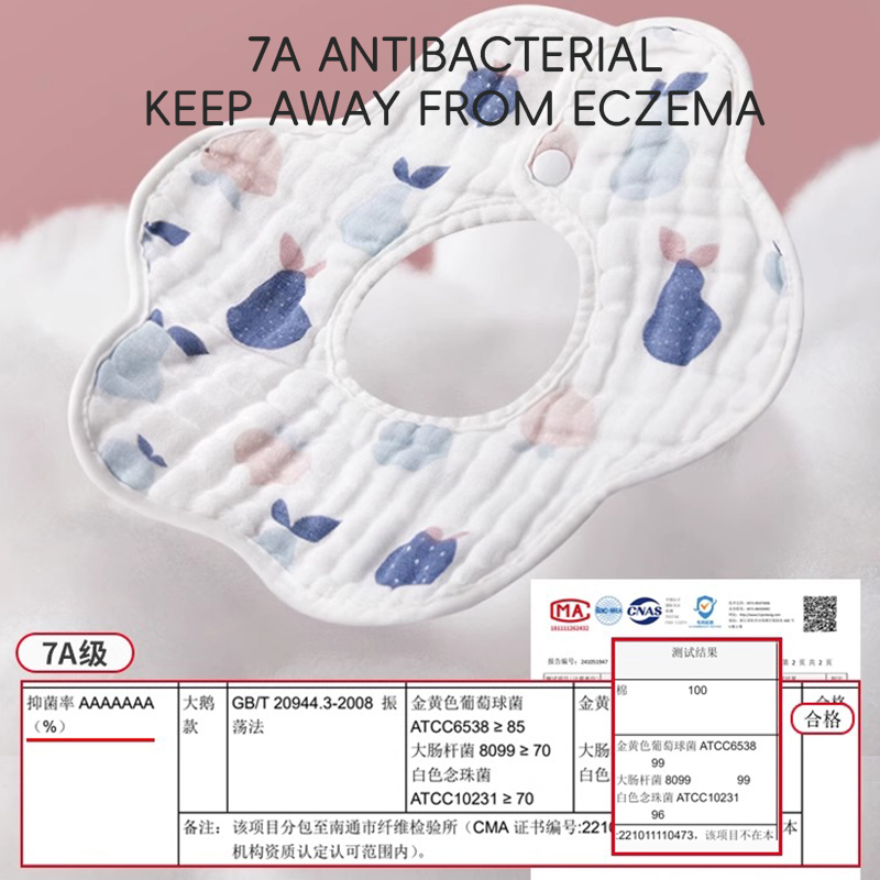 5-Pack Baby Muslin Bandana Bib - Printed Bibs Pack avaliação e preço
