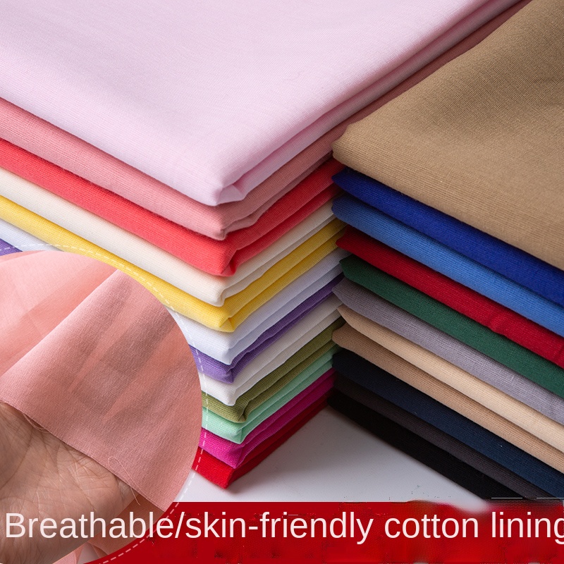 100% Cotton Lining Fabric 100x - Baby Clothing Material avaliação e preço