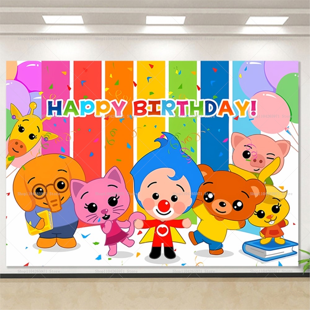Cartoon Plim Background Childr - Baby Clothing Easter avaliação e preço