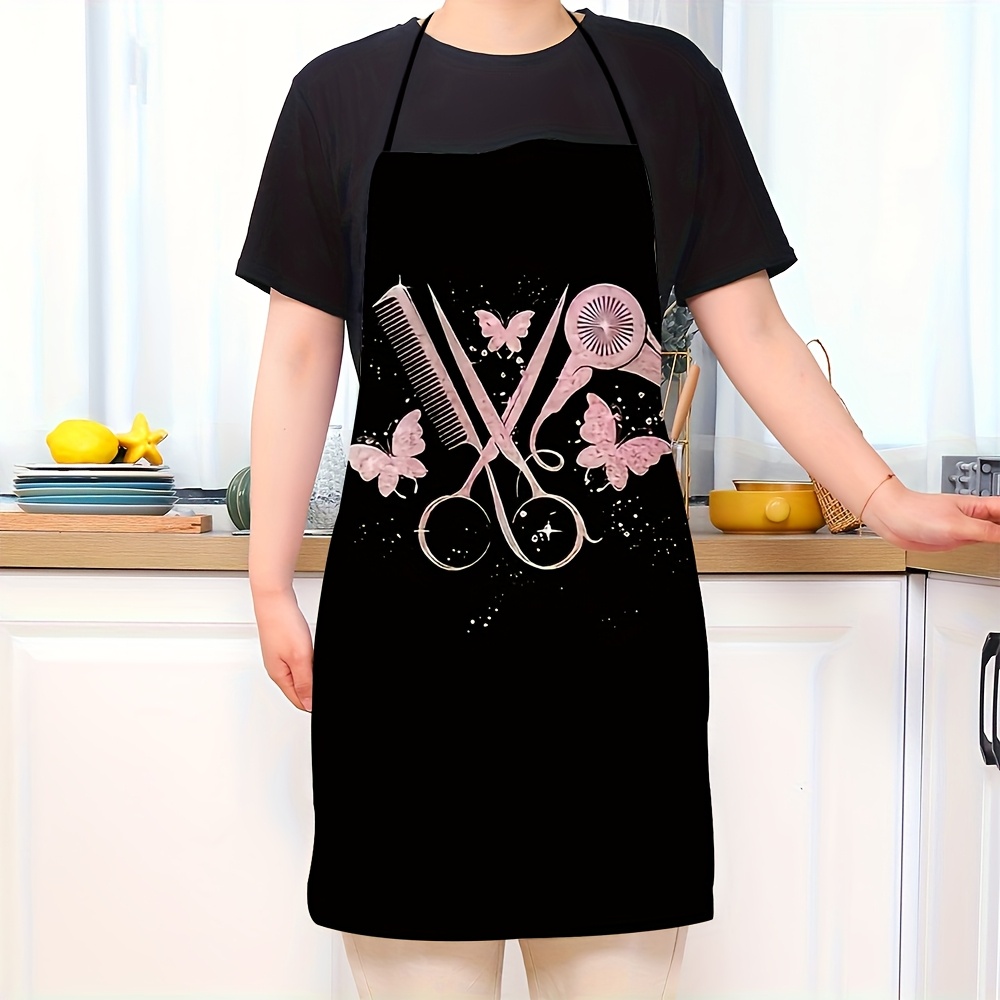 Hair Stylist Salon Apron with  - Printed Bibs Pack avaliação e preço