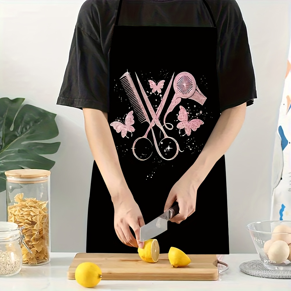 Hair Stylist Salon Apron with  - Printed Bibs Pack avaliação e preço