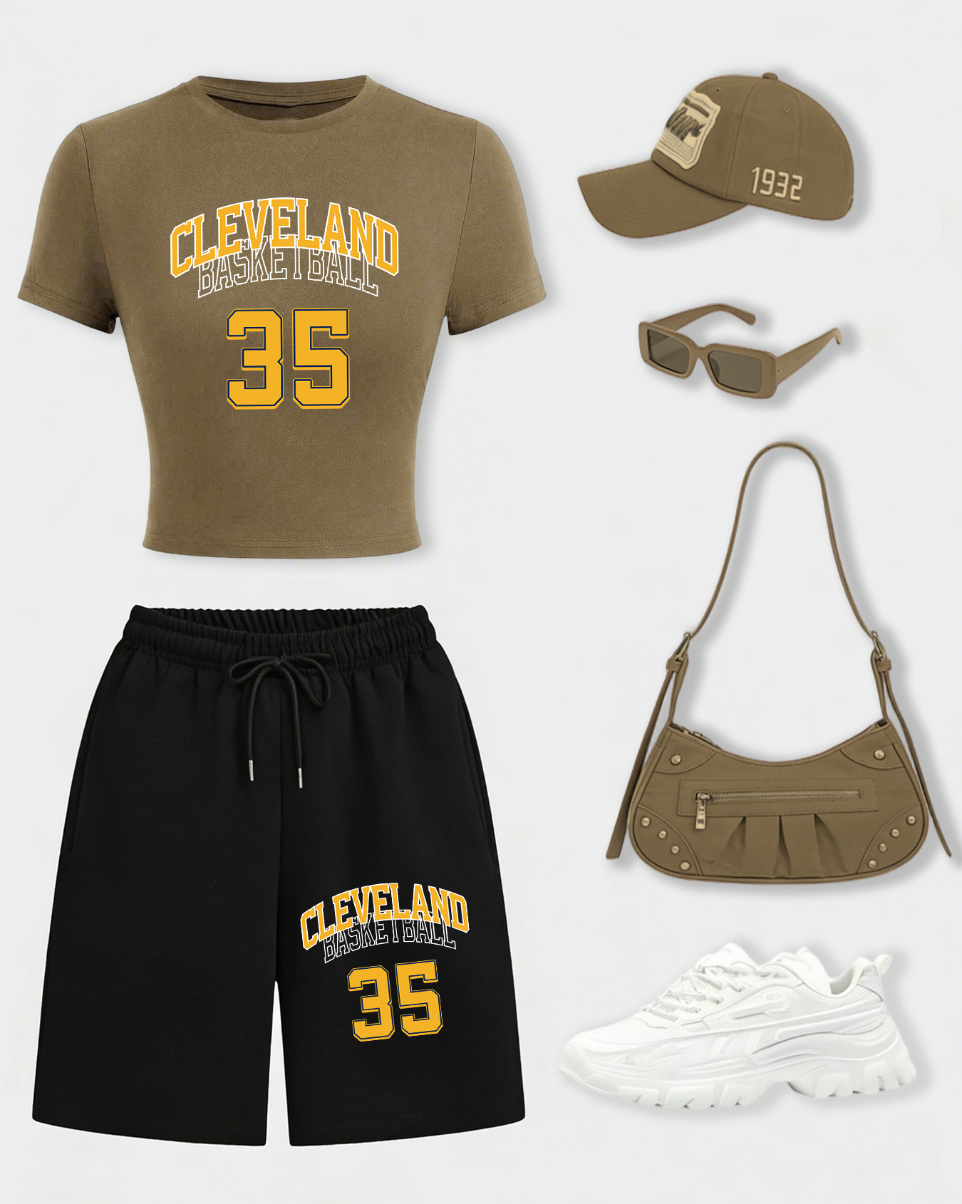 Cleveland Basketball 35 Women  - Summer Short Set avaliação e preço