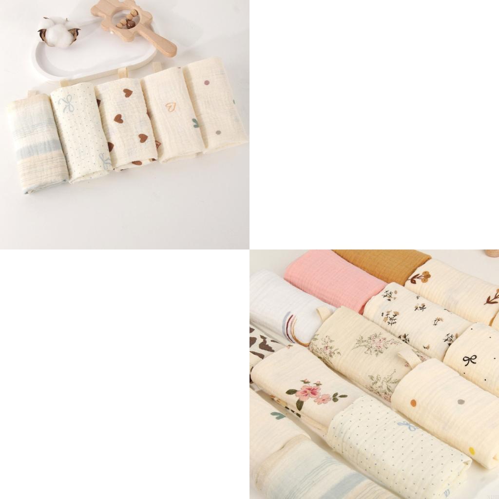  Pack of 5pcs Newborns Bath To - Printed Bibs Pack avaliação e preço