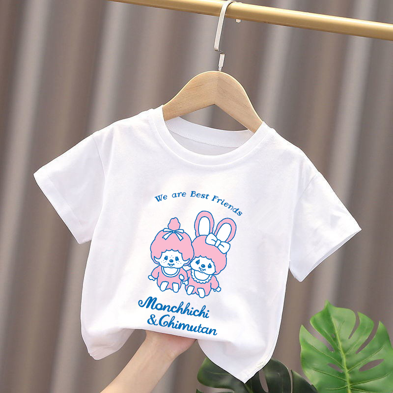 Monchhichi Kids T-shirts Anime - Baby Clothing avaliação e preço