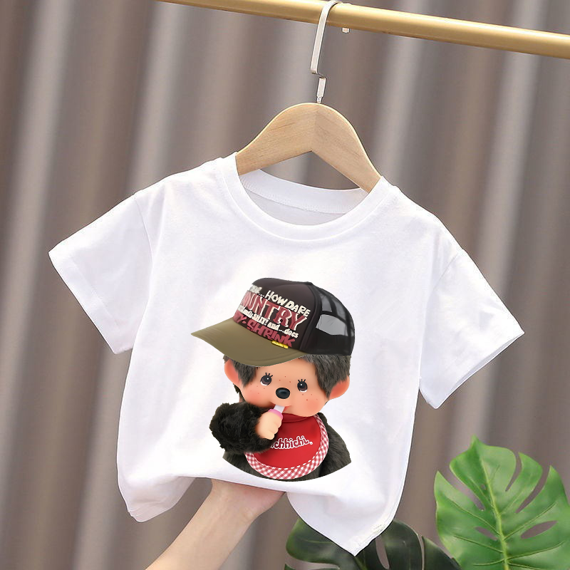 Monchhichi Kids T-shirts Anime - Baby Clothing avaliação e preço