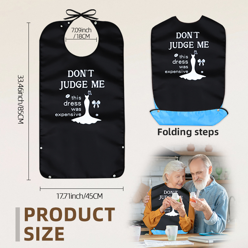 2-Pack Dining Bibs for Seniors - Printed Bibs Pack avaliação e preço