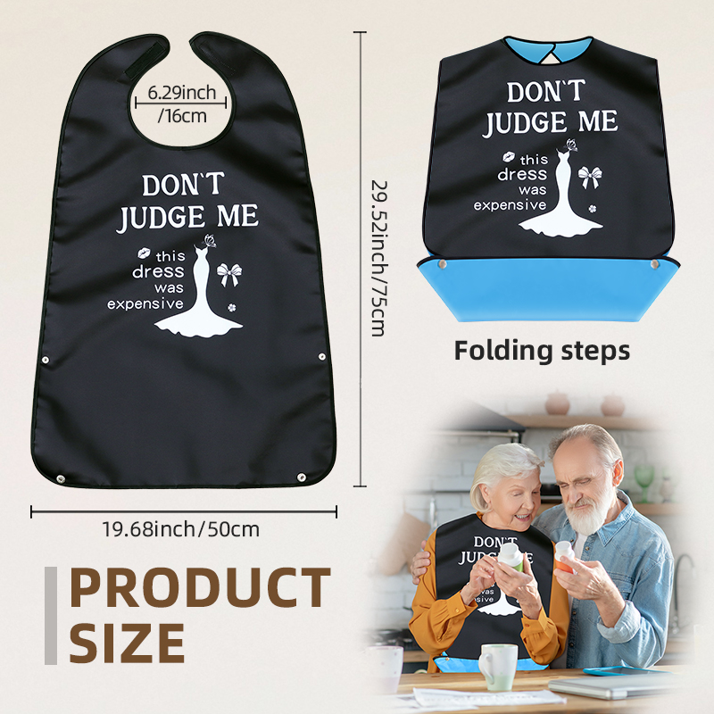2-Pack Dining Bibs for Seniors - Printed Bibs Pack avaliação e preço