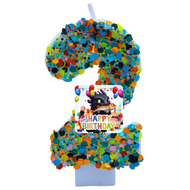 Your Dragon Candle Number Happ - Baby Clothing Easter avaliação e preço