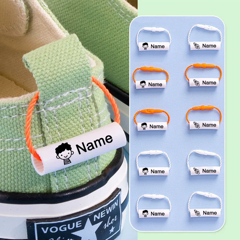 20pcs Customized Name Ring Pen - Baby Clothing Tags avaliação e preço