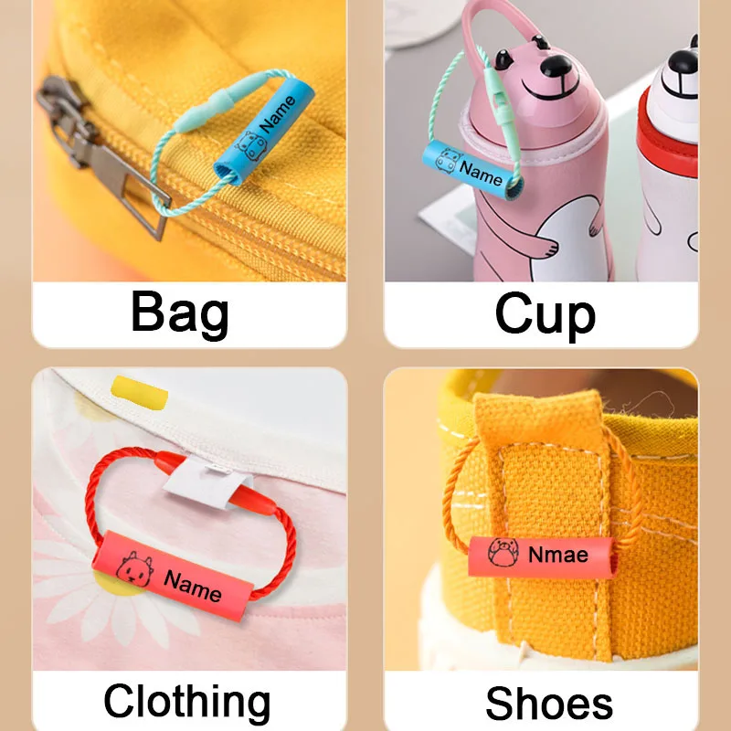 20pcs Customized Name Ring Pen - Baby Clothing Tags avaliação e preço