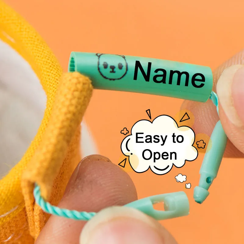 20pcs Customized Name Ring Pen - Baby Clothing Tags avaliação e preço