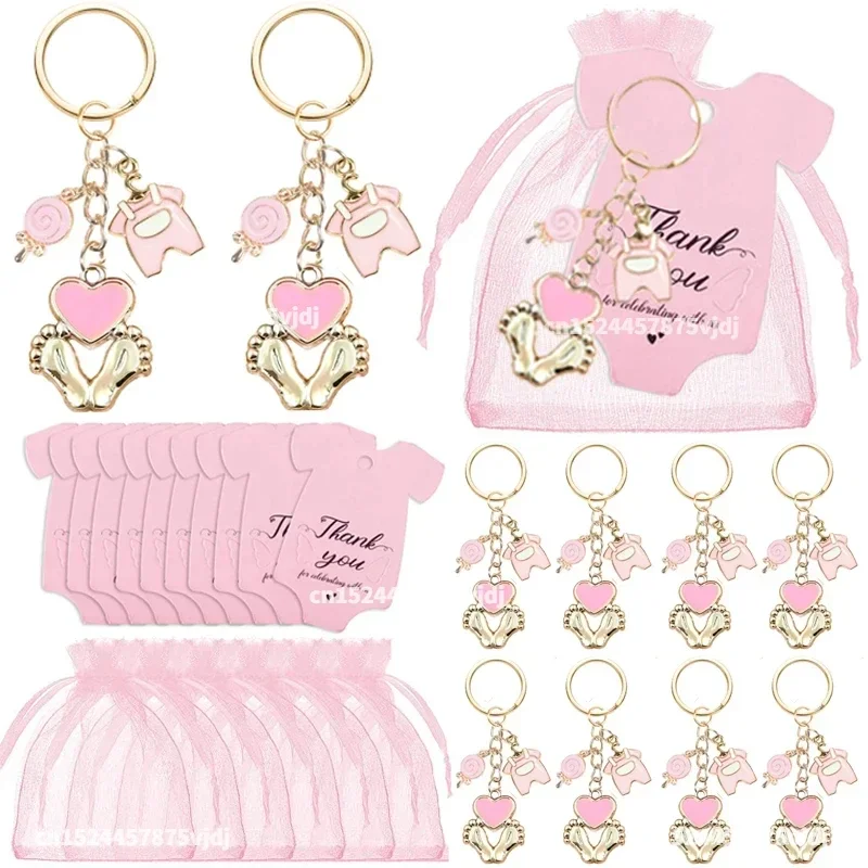 12 Set Baby Shower Favors Gues - Baby Clothing Tags avaliação e preço