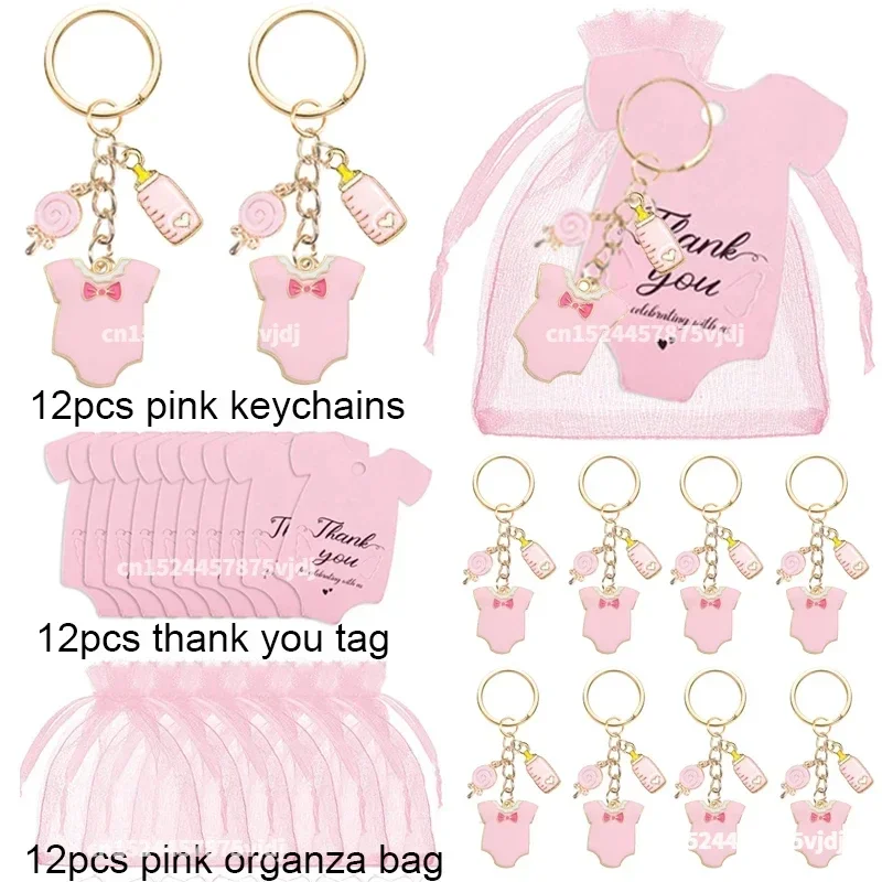 12 Set Baby Shower Favors Gues - Baby Clothing Tags avaliação e preço