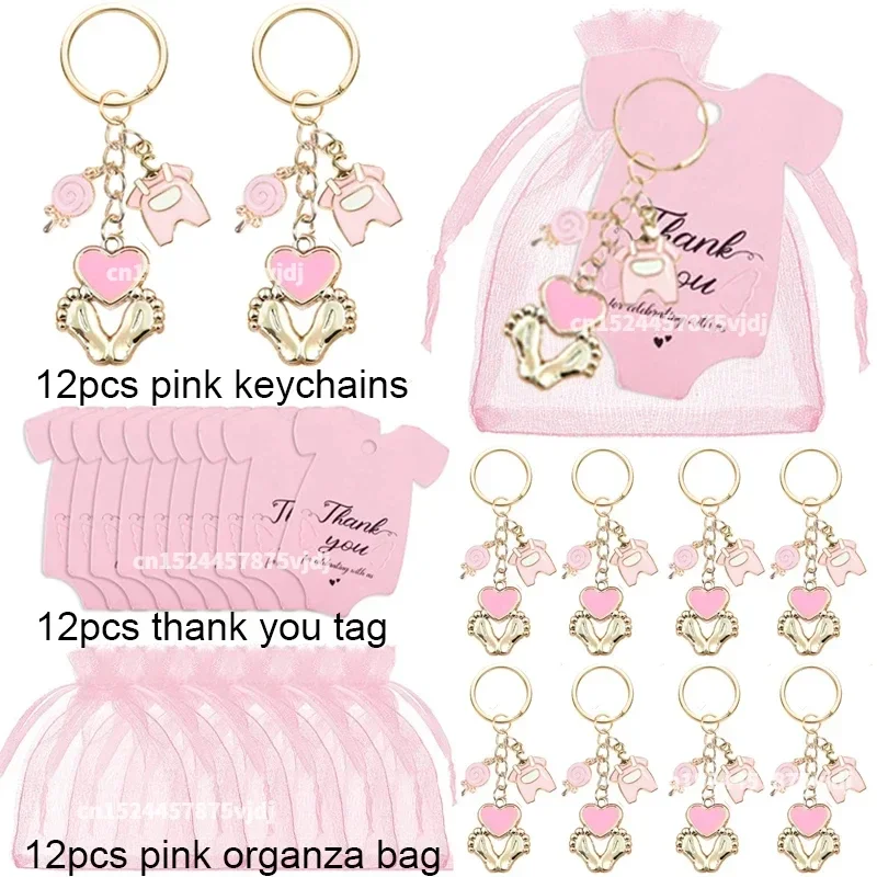 12 Set Baby Shower Favors Gues - Baby Clothing Tags avaliação e preço