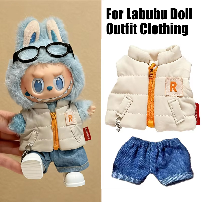 For 15 17cm Labubu Doll Solid  - Baby Clothing avaliação e preço
